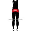 Completo Maglia ML + Pantaloncino con bretelle ML 2022 Lotto Soudal Rosso Bianco